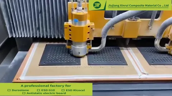 Hojas de piedra sintética de fibra de vidrio ESD para paletas de soldadura por ola de laminados epoxi para