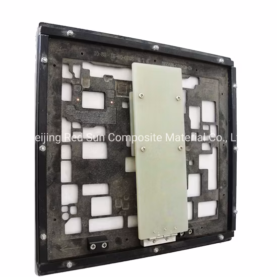 Hojas de piedra sintética de fibra de vidrio ESD Paletas de soldadura por ola para plantillas de accesorios SMT en color gris negro Paletas de soldadura por ola Material de paleta de soldadura PCB