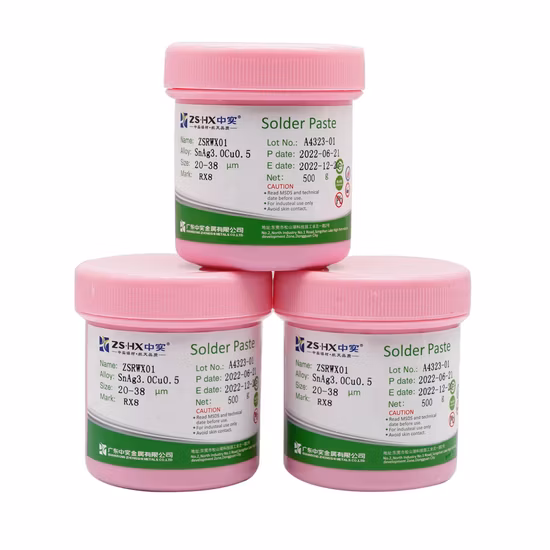 Material de pasta de soldadura sin plomo