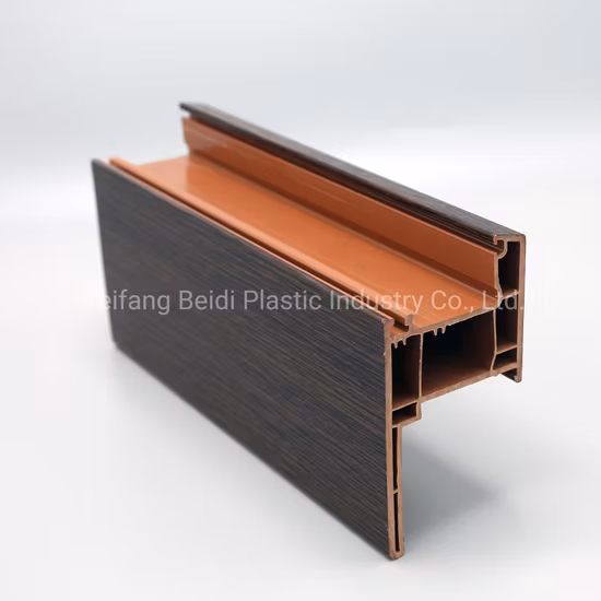Perfiles de UPVC sin plomo exportados a África, puertas y ventanas soldadas, resistencia a los rayos UV, 50 de vida útil, material ignífugo