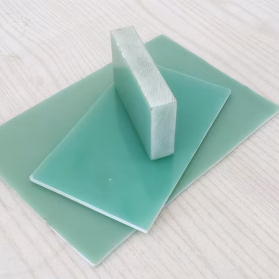 Hoja material plástica termal resistente del material del aislamiento Fr4 G10 de la fibra de vidrio de la resina de epoxy