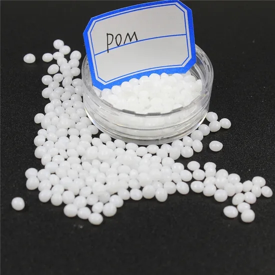 Moldeo por inyección POM Plástico Gránulo Tubería Grado Placa Grado Materias primas POM.