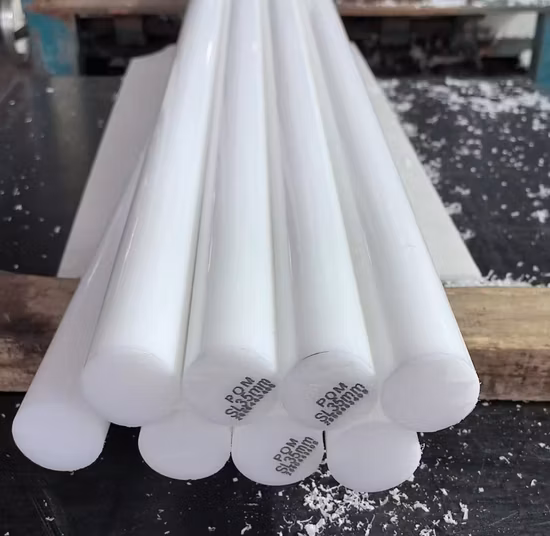 Plástico de ingeniería negro POM Varilla de Delrin negro/Hoja de POM/Varilla de POM/Varilla de acetal/Hoja de Delrin/Varilla de Delrin/Hoja de Delrin azul/Hoja de Delrin de color/Varilla de Delrin de color